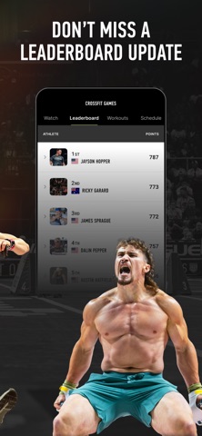 Crossfit Games App App Screenshot - US UK Remote Developers
