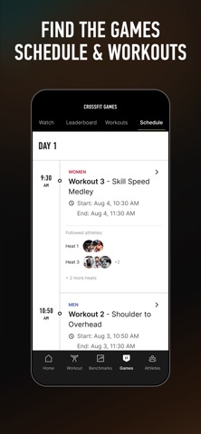 Crossfit Games App App Screenshot - US UK Remote Developers