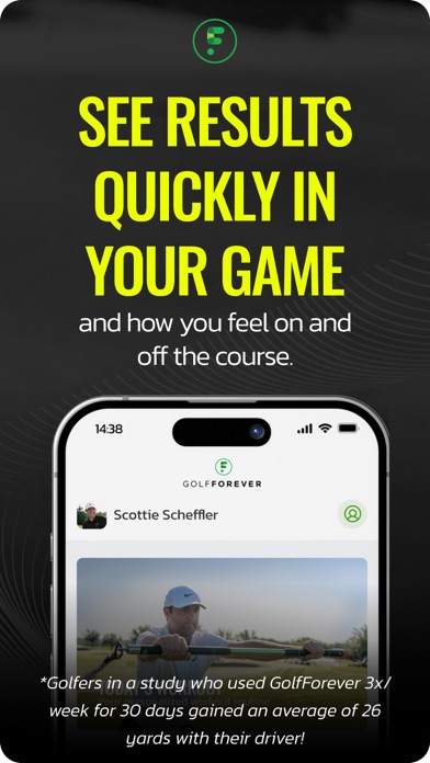 Golf Forever Training App Screenshot - US UK Remote Developers