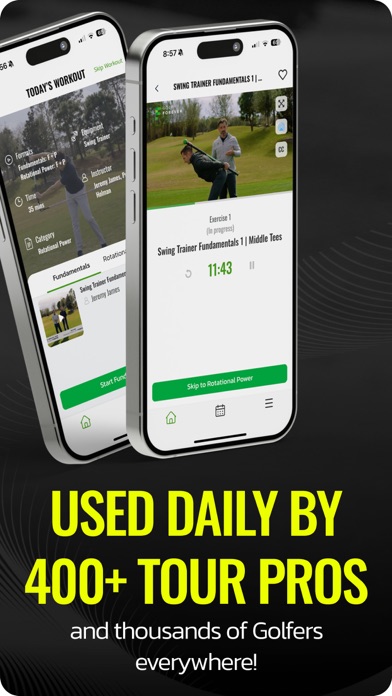 Golf Forever Training App Screenshot - US UK Remote Developers