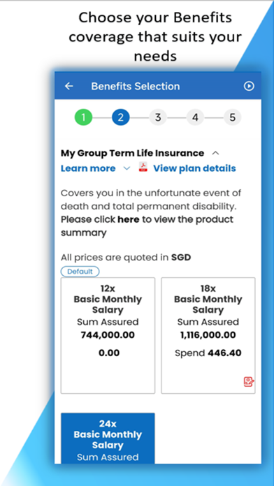 PPCXA Flex Benefits App Screenshot - US UK Remote Developers